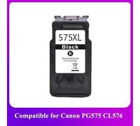 ELUPNMF Cartucho de Tinta remanufacturado 575 XL 576 XL PG575 CL576 PG-575 CL-576 Compatible con Modelos similares para impresoras TS3550i TS3551i TR4750i TR4751i(1PACK BK)