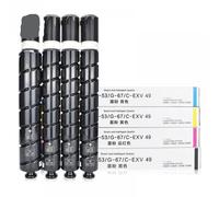 ELUPNMF Cartucho de tóner CMYK NPG67 G67 TN BK120g CMY90g Compatible con IR-ADV C3320 C3325 C3330 C3520 C3525 C3530