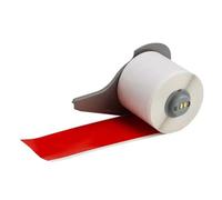 ELUPNMF Cinta de Etiquetas 33,5 mm x 15,3 m B595 Compatible con M71C-1000-595-YL WT RD O tubería de Etiquetas para Exteriores de poliolefina de Color(M71C-1000-595-RD 1PC)