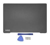 ELUPNMF Cubierta Trasera LCD para portátil, Carcasa Inferior con reposamanos, Compatible con portátiles de la Serie 14 GA401 GA401Q, Gris y Blanco(Grey A Cover)