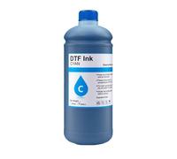ELUPNMF Juego de Tinta DTF Blanca de 1000ML para película Pet, película de Transferencia térmica DTF, Compatible con I3200 L1800 L800 L805(Cyan)