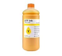 ELUPNMF Juego de Tinta DTF Blanca de 1000ML para película Pet, película de Transferencia térmica DTF, Compatible con I3200 L1800 L800 L805(Yellow)