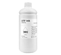 ELUPNMF Película Pet de Tinta DTF de 1000ML para impresión por Transferencia térmica Compatible con I3200 P800 L1800 1390 L800 L805 1430 3880 Calidad estándar(White)
