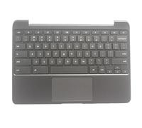 ELUPNMF Teclado para computadora portátil Estadounidense Compatible con Chromebook XE500C13, Teclado en inglés con Cubierta para reposamanos