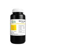 ELUPNMF Tinta LED 1000ML GH2220 GH 2220 Tinta de curado Compatible con Cabezal de impresión GH 2220 K C M Y Blanco(Soft-1000ML-Y)