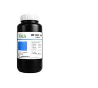 ELUPNMF Tinta LED 1000ML GH2220 GH 2220 Tinta de curado Compatible con Cabezal de impresión GH 2220 K C M Y Blanco(Soft-1000ML-C)