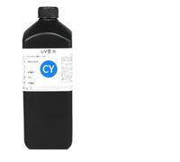 ELUPNMF Tinta LED de 1000ML para Cabezal de impresión DX7 DX10 DX4 DX5 DX6 TX800 XP600 Compatible con Impresora modificada L805 R1800 R1900 1390 L800 L1800UV(1000ml-Hard-C)