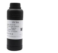ELUPNMF Tinta LED de 500ml Compatible con Impresora modificada con Cabezal de impresión 1390 R1800 R1900 TX800 XP600 L800 L1800 L805 DX5 DX7 DX10 DX4 DX6(500ML Soft M)