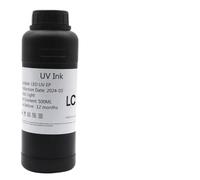 ELUPNMF Tinta LED de 500ml Compatible con Impresora modificada con Cabezal de impresión 1390 R1800 R1900 TX800 XP600 L800 L1800 L805 DX5 DX7 DX10 DX4 DX6(500ML Soft LC)