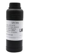 ELUPNMF Tinta LED de 500ml Compatible con Impresora modificada con Cabezal de impresión 1390 R1800 R1900 TX800 XP600 L800 L1800 L805 DX5 DX7 DX10 DX4 DX6(500ML Soft LM)