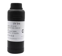 ELUPNMF Tinta LED de 500ml Compatible con Impresora modificada con Cabezal de impresión 1390 R1800 R1900 TX800 XP600 L800 L1800 L805 DX5 DX7 DX10 DX4 DX6(500ML Soft C)