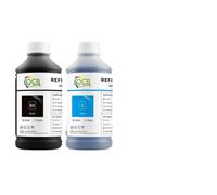 ELUPNMF Tinta pigmentada de 1000ML Compatible con 952 953 954 955 XL OfficeJet Pro 7720 7740 8710 8715 8720 8730 8740 8210 8216 8725 Kit de Recarga de Impresora(BK-500ML and C-500ML)