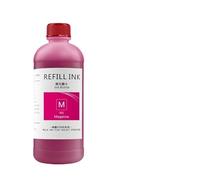 ELUPNMF Tinta Textil de 500ML, Compatible con DX5 DX6 DX7 I3200 Head 3880 3800 1390 1400 L1800 Roland Mimaki DTG, Impresora Plana(500ml M)