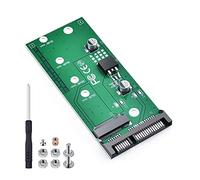ELUTENG NGFF M.2 a SATA Adaptador Convertidor M.2 NGFF a SATA III de 22 Pines Basado en Tarjeta B/B + M 2280 2260 2242 2230mm SSD Super Speed 6Gbps para computadora portátil de Escritorio