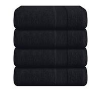 Elvana Home Juego de 4 Toallas de baño de 27 x 54 Pulgadas, 100% algodón Hilado en Anillo, ultrasuaves, Altamente absorbentes, Lavables a máquina, Toallas de baño de Calidad de Hotel, SPA, 4 Toallas