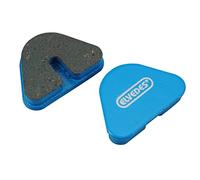 ELVEDES 1 Organic Diatech Twincam par de Pastillas de Freno Ciclo/MTT/E-Bike/Carretera Unisex Adulto, Azul