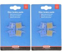 Elvedes 1 par Organic Set de Pastillas de Freno Velo/VTT/E-Bike/Carrete para Magura Mt5/7 Unisex Adulto, Azul (Paquete de 2)
