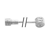 Elvedes 19 Strands Cable de Freno Negro Talla única