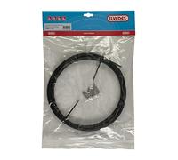 Elvedes - Cambio de Cable Externo Unisex (5,0 mm, 25 pies), Color Negro