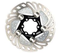 Elvedes crx14 Cooling ø140 mm 101 G with 6 Tornillo de Disco Black Freno Cycle Unisex, Plata