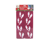 Elves Behavin' Badly Elfos Que se comportan Mal Pack de 2 - Elf Footprints Stencil - Naughty Elf Accessories