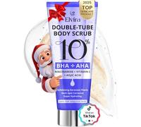 Elvira KP Bump Eraser - Exfoliante corporal exfoliante para queratosis pilaris, piel suave con 10% AHA/BHA y niacinamida, hidratante e iluminador, productos para el cuidado corporal, limpieza profunda