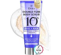 Elvira KP Bump Eraser - Exfoliante corporal exfoliante para queratosis pilaris, piel suave con 10% AHA/BHA y niacinamida, hidratante e iluminador, productos para el cuidado corporal, limpieza profunda