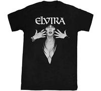 Elvira Tshirt Logo Mistress of The Dark tee Black Black L