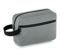Elviros Travel Neceser de Viaje para Hombre, Impermeable, portátil, con Compartimento para Afeitado y asa, Organizador de cosméticos para Gimnasio, Ducha y baño, Gris