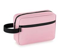 Elviros Travel Neceser de Viaje para Hombre, Impermeable, portátil, con Compartimento para Afeitado y asa, Organizador de cosméticos para Gimnasio, Ducha y baño, Rosado