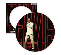 AQUARIUS Elvis Presley '68 Comeback Especial Record Disco Puzzle (450 Pieza Puzle) -con Licencia Oficial Merchandising & Collectibles-Reflejos Gratis-Precisión para-12 x 12 Inches (ALBM-018)