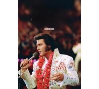 Elvis - Calendario de pared 2026, tamaño A3, 29,7 x 42 cm, 12 fotografías mensuales, encuadernado con alambre, a todo color