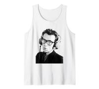 Elvis Costello Viendo el Retrato de la era de los Detectives 1977 Camiseta sin Mangas