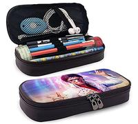 Elvis - Estuche de piel para lápices de viaje, bolsa de cosméticos de viaje, estuche con cremallera de gran capacidad, caja de almacenamiento de papelería, regalo de cumpleaños