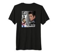 Elvis Presley_005_Back Printed Camiseta Premium