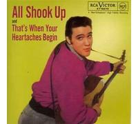 Elvis PRESLEY - All shook up 3-track CARD SLEEVE 1- All Shook Up 2-That's When Your heartaches begin 3- Heartbreak Hotel CDSINGLE