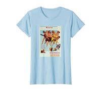 Elvis Presley ama un Poco Camiseta, Mujer, Azul Bebé, XL