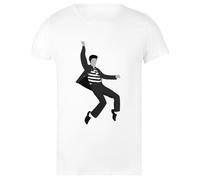 Elvis Presley Camiseta Básica Algodón Blanca Mujer Cotton White Women's T-Shirt
