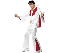 Elvis Presley Disfraz Mujer Hombre Elvis 1960s Disfraz Estrella de Rock Elvis