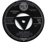 elvis presley - elvis presley EP RCA RCX 104 black label noir ! original 1957 ! rare!