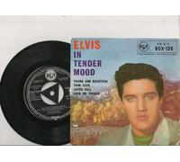 elvis presley - elvis presley in tender mood EP 45 anglais 1959 label noir tri centre ex/ex !