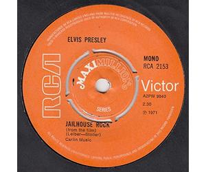 Elvis Presley - Elvis Presley Jailhouse Rock Maximillion Series UK 45 7" single