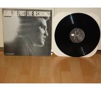 elvis presley - first live recordings 33 tours LP usa rare !