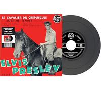 Elvis Presley - Le Cavalier du Crépuscule - 7" Pochette Française Noir [Vinilo]