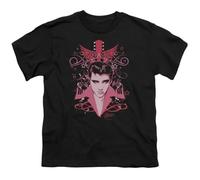 Elvis Presley Lets Face It Kids Youth T Shirt The King Music TeeBlackS