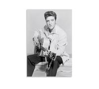 Elvis Presley - Lienzo de pintura al óleo impermeable y resistente a las manchas, adecuado para cualquier estilo decorativo de dormitorio, sala de estar, oficina, estilo sin marco, 50 x 75 cm