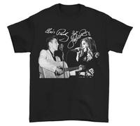 Elvis Presley Lisa Marie Presley Signature T Shirt CottonBlackM
