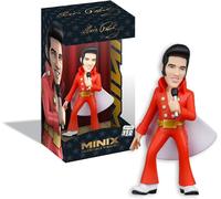 ELVIS PRESLEY Minix Figura en Miniatura Estatuilla 12cm Vestido Rojo Música 112