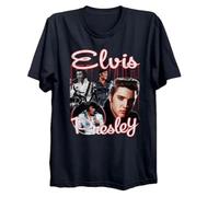 Elvis Presley Singer t-Shirt Cotton tee For Men All SizeBlackL