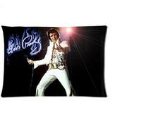 Elvis Presley Singer Zippered Pillow Case Pillow Cover ,Standard Size 20"X30" (One Side)